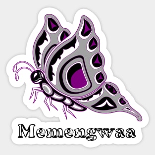 Memengwaa (Butterfly) Demi Pride Sticker